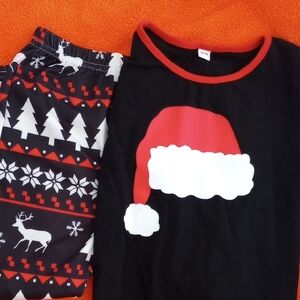 Santa Claus two-piece pajama set